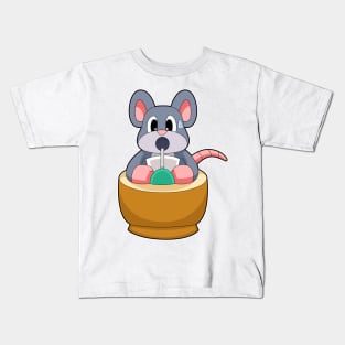 Mouse Secretary Beverage Kids T-Shirt